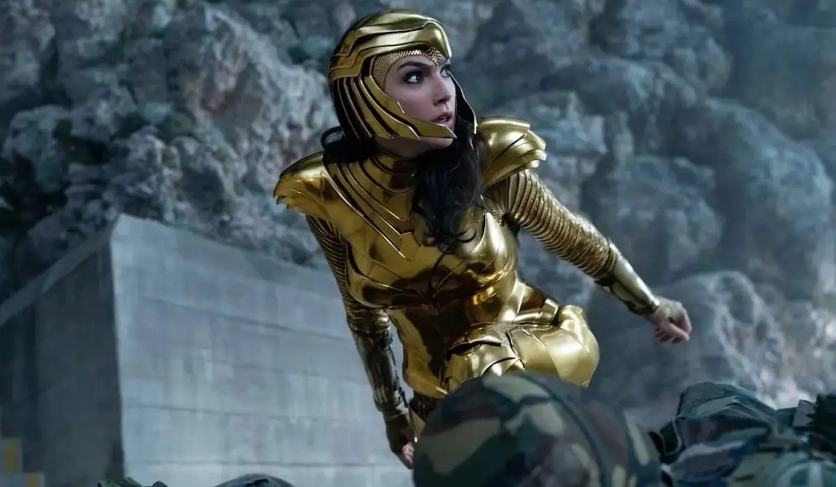 Gal Gadot as Wonder Woman, representing strength, heroism, and empowerment.